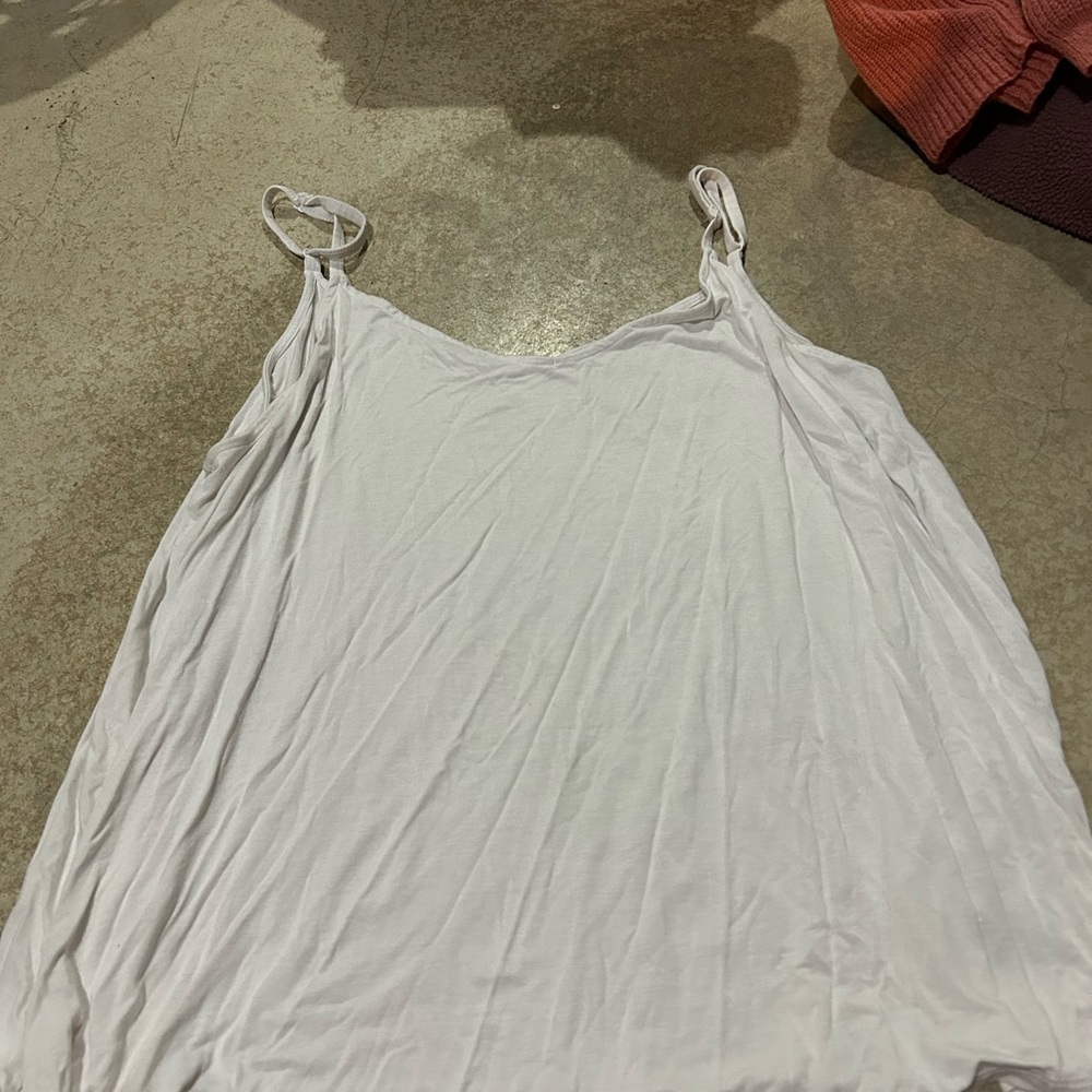 Torrid White Relaxed Camisole Top